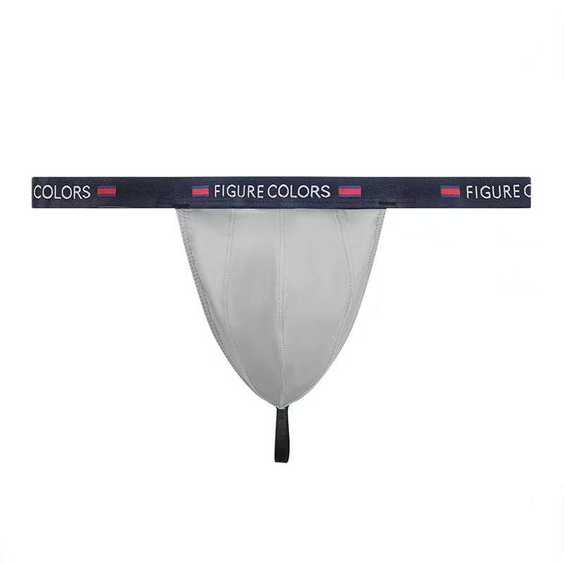 Men's Ice Silk Low Rise Narrow Side Thong