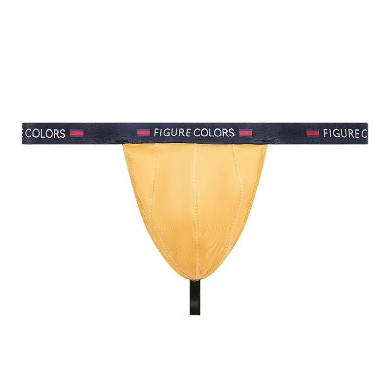 Men's Ice Silk Low Rise Narrow Side Thong