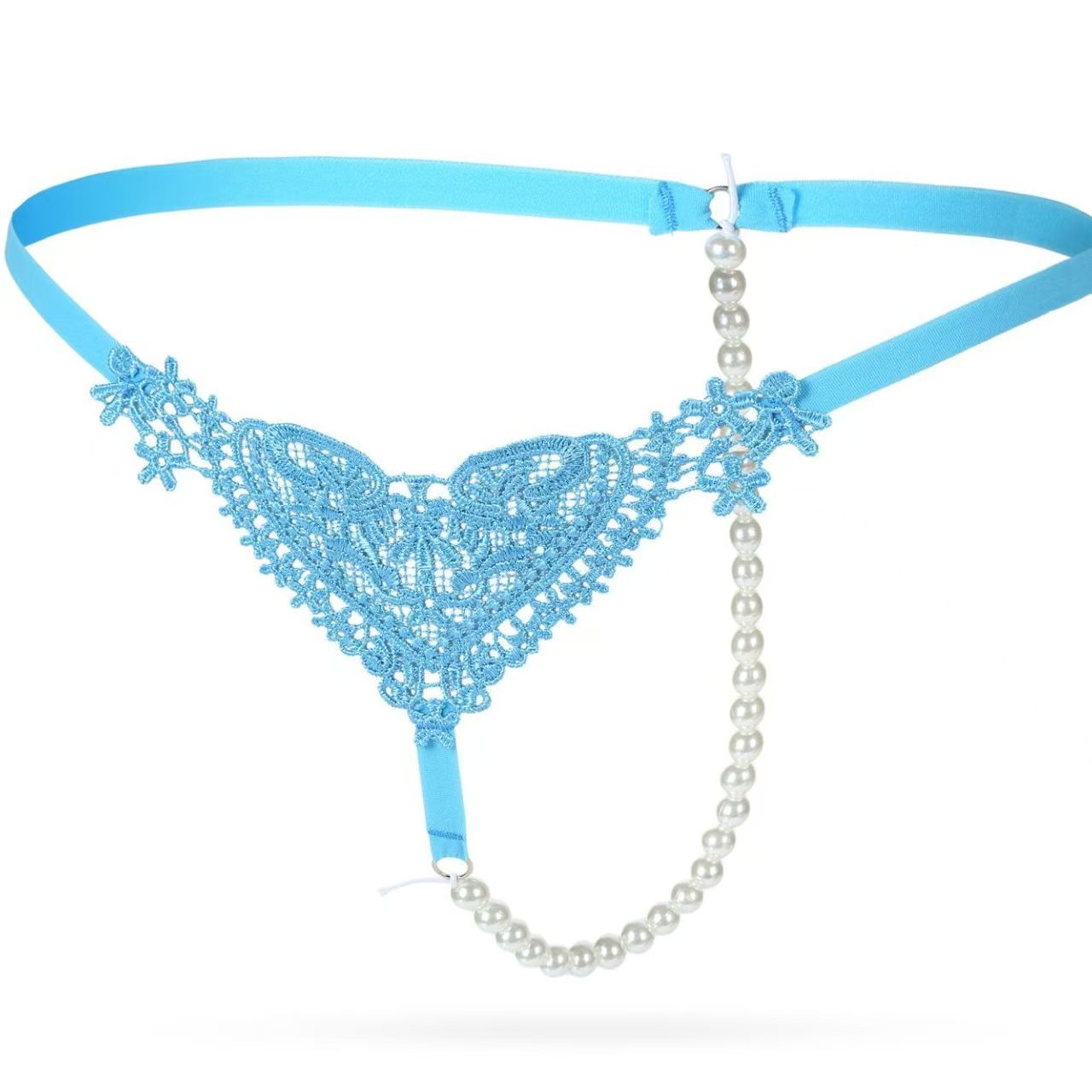 Women's Pearl Heart Lace Panties