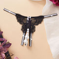 Women's Pearl Bow Thong | Elegant Lace Underwear
