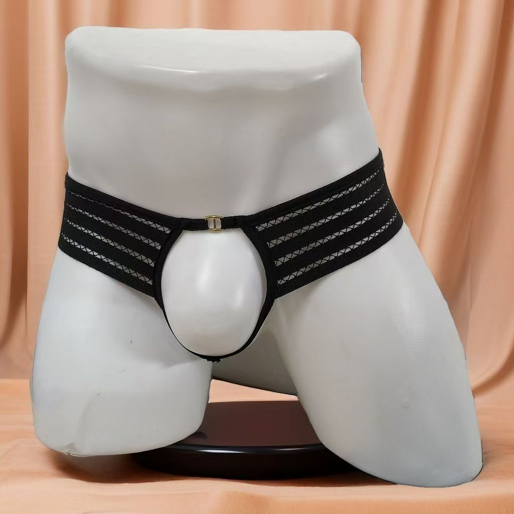 Men's Hollow Out Fashion Underwear 男士镂空时尚设计款内裤