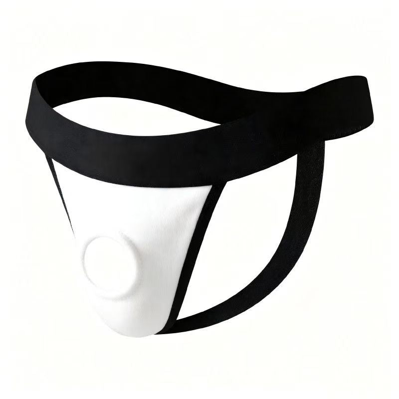 Men’s Underwear with a 4.5 cm Diameter Opening and Built-In Silicone Ring