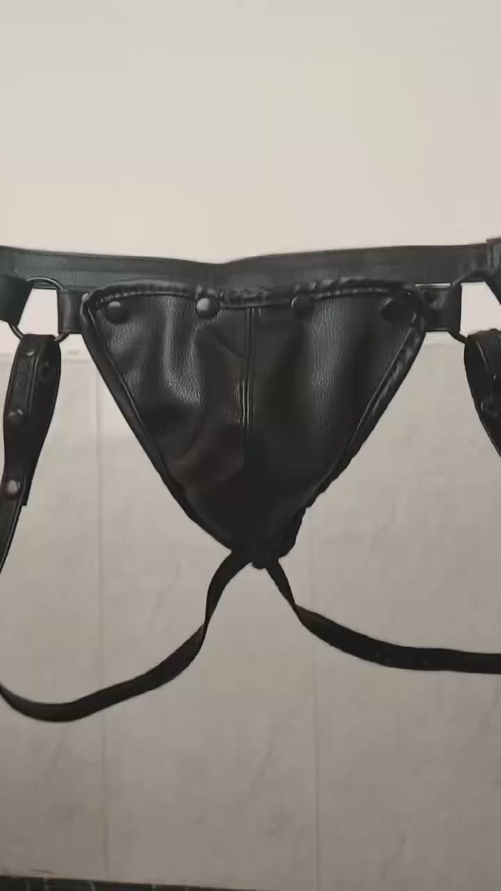 Men’s Detachable Leather Briefs | GT Intimate